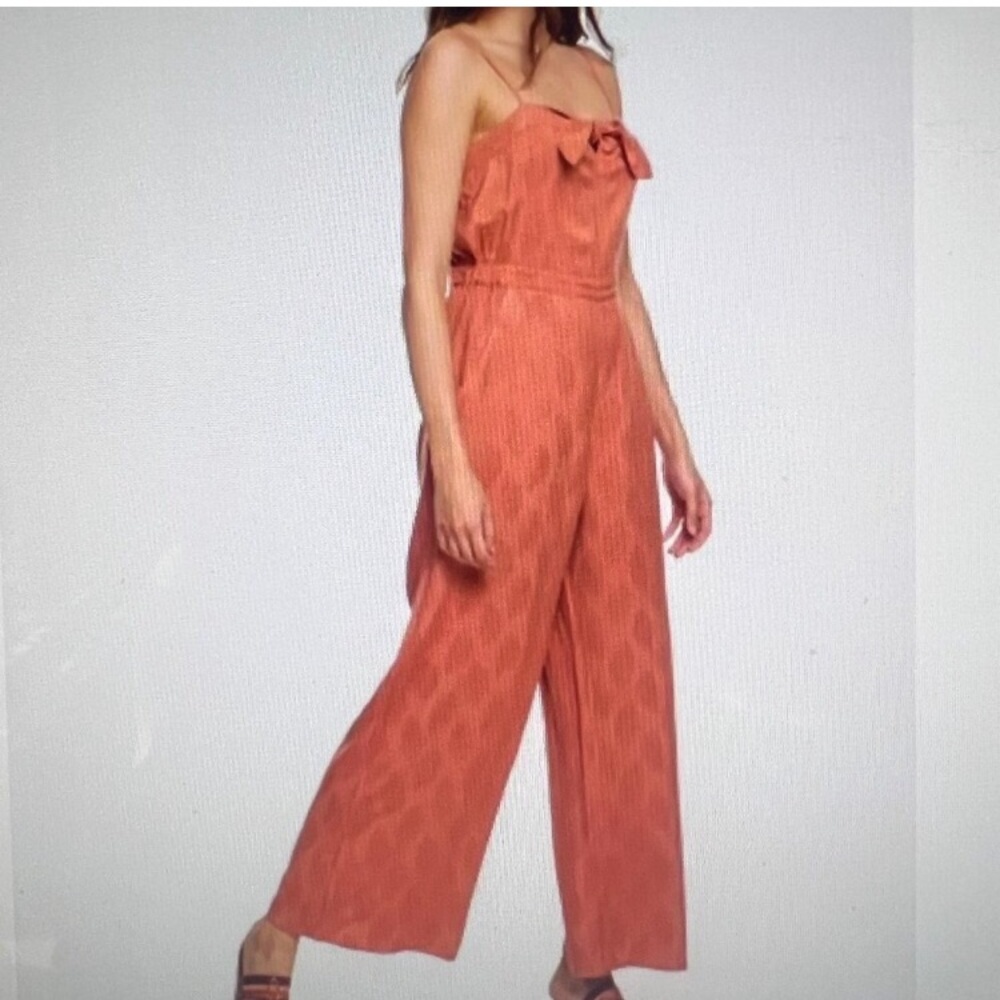 Roxy wide legged jumpsuit cropped at ankle